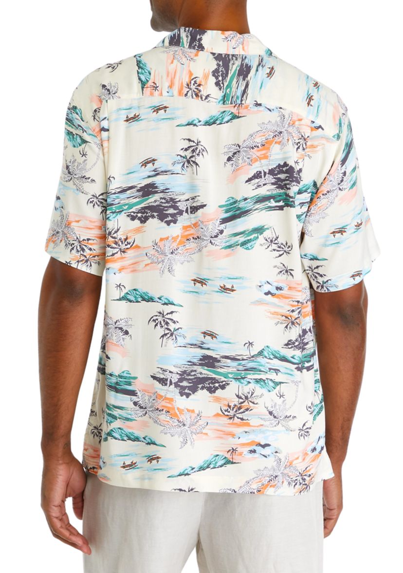 Printed Camp Shirt 