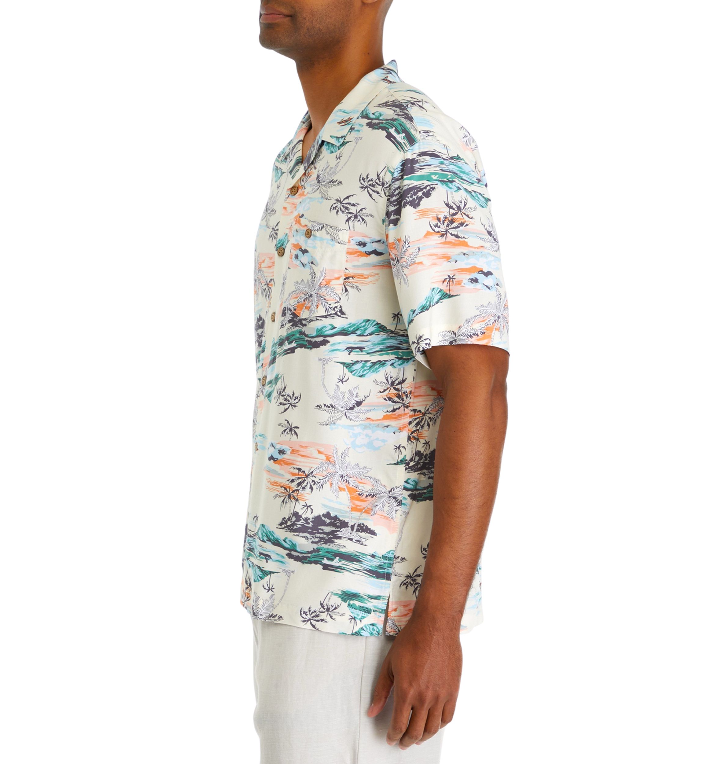Printed Camp Shirt 