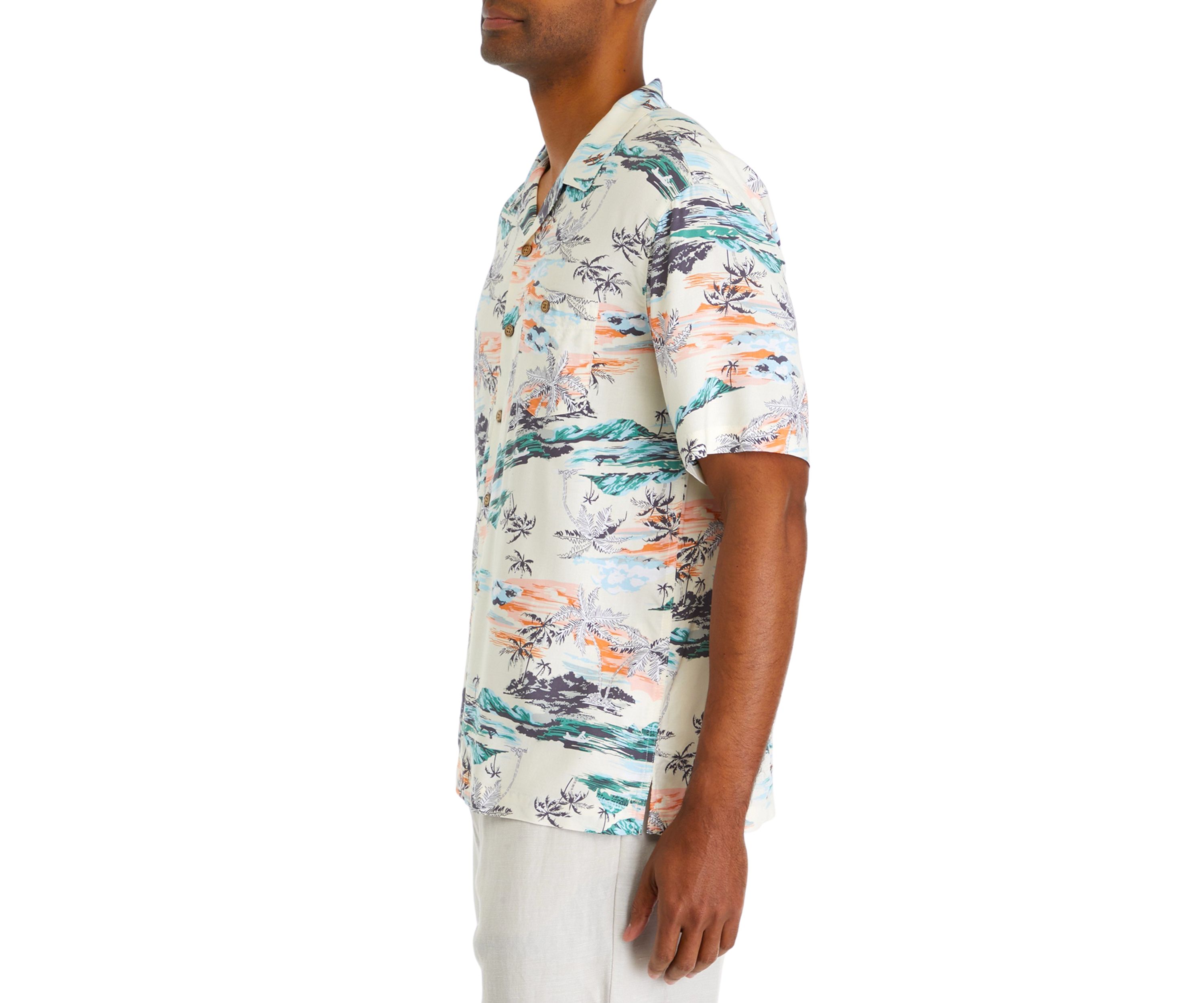 Printed Camp Shirt 