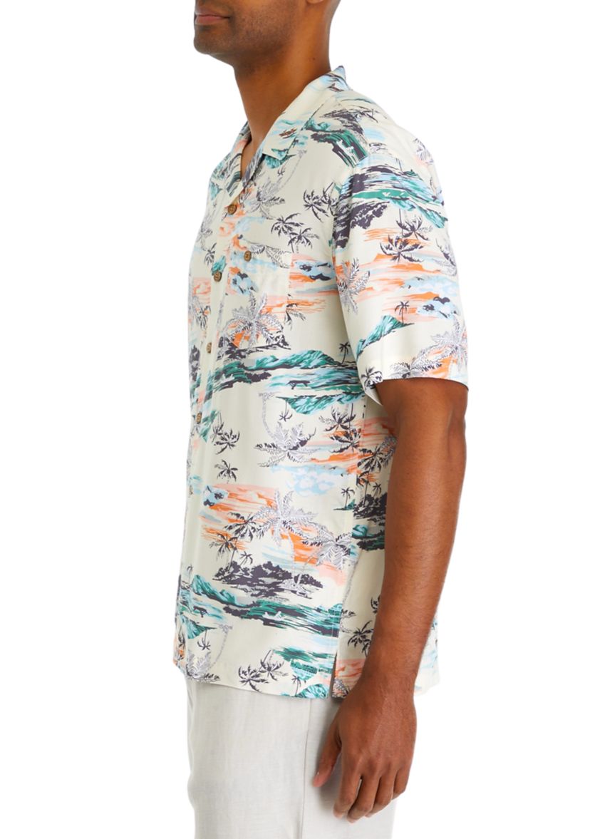 Printed Camp Shirt 