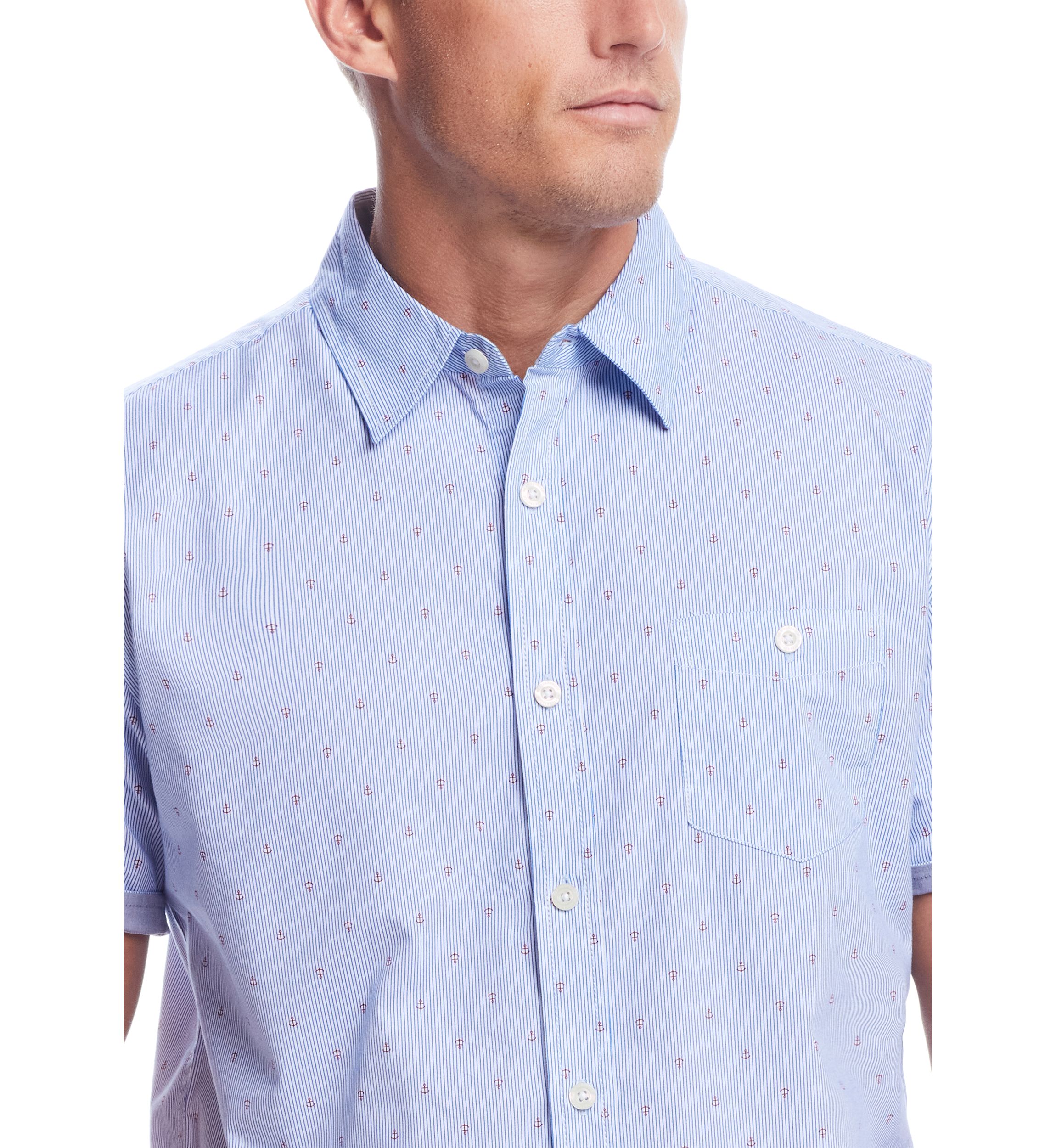 Short Sleeve Cotton Poplin Shirt