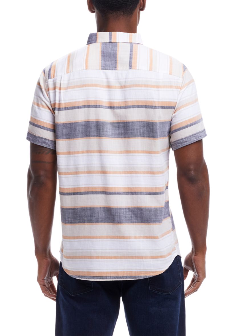 Mens Country Twill Cotton Stripe Shirt