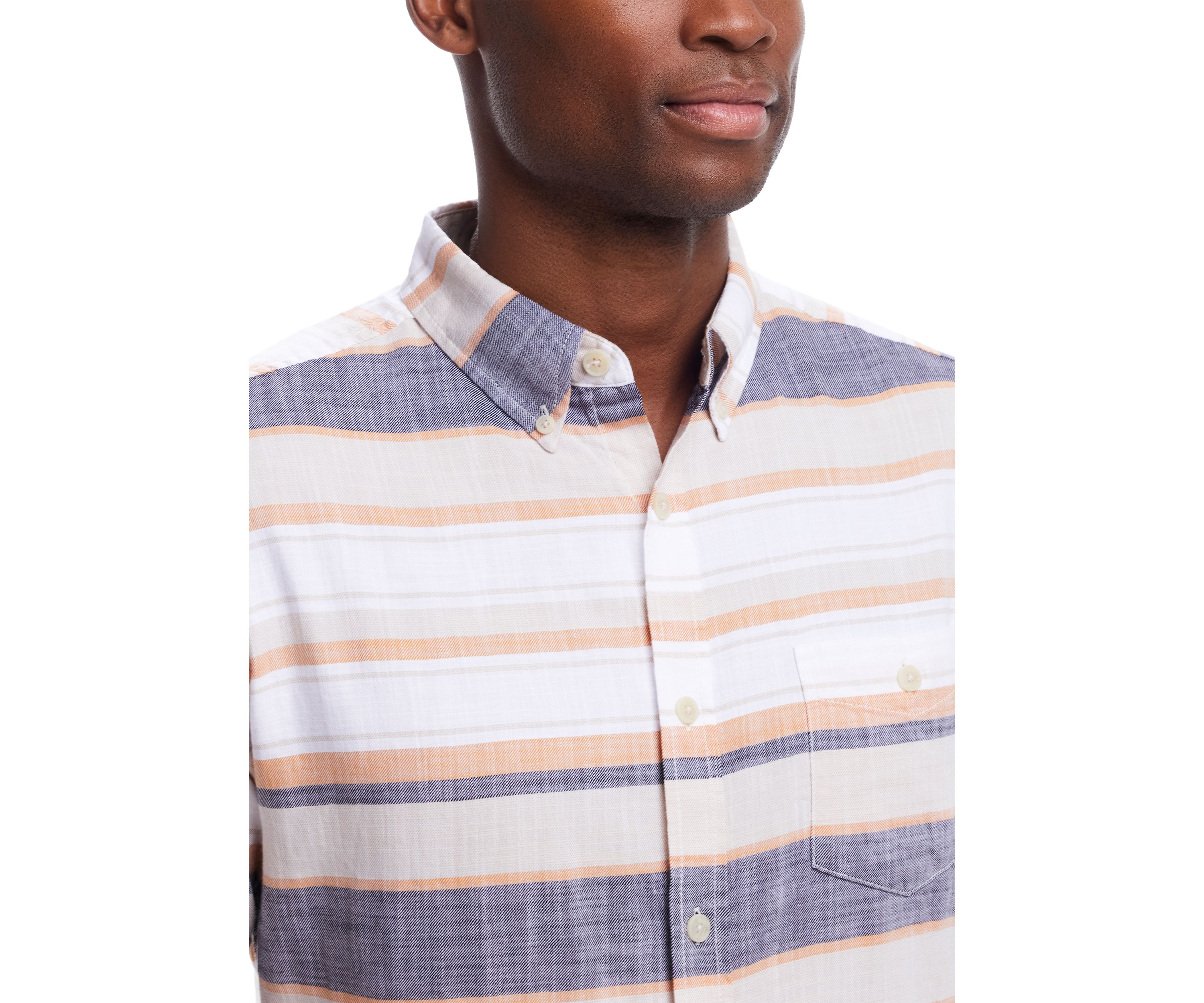Mens Country Twill Cotton Stripe Shirt