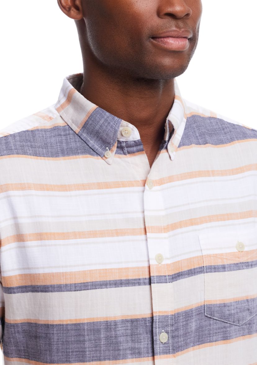 Mens Country Twill Cotton Stripe Shirt