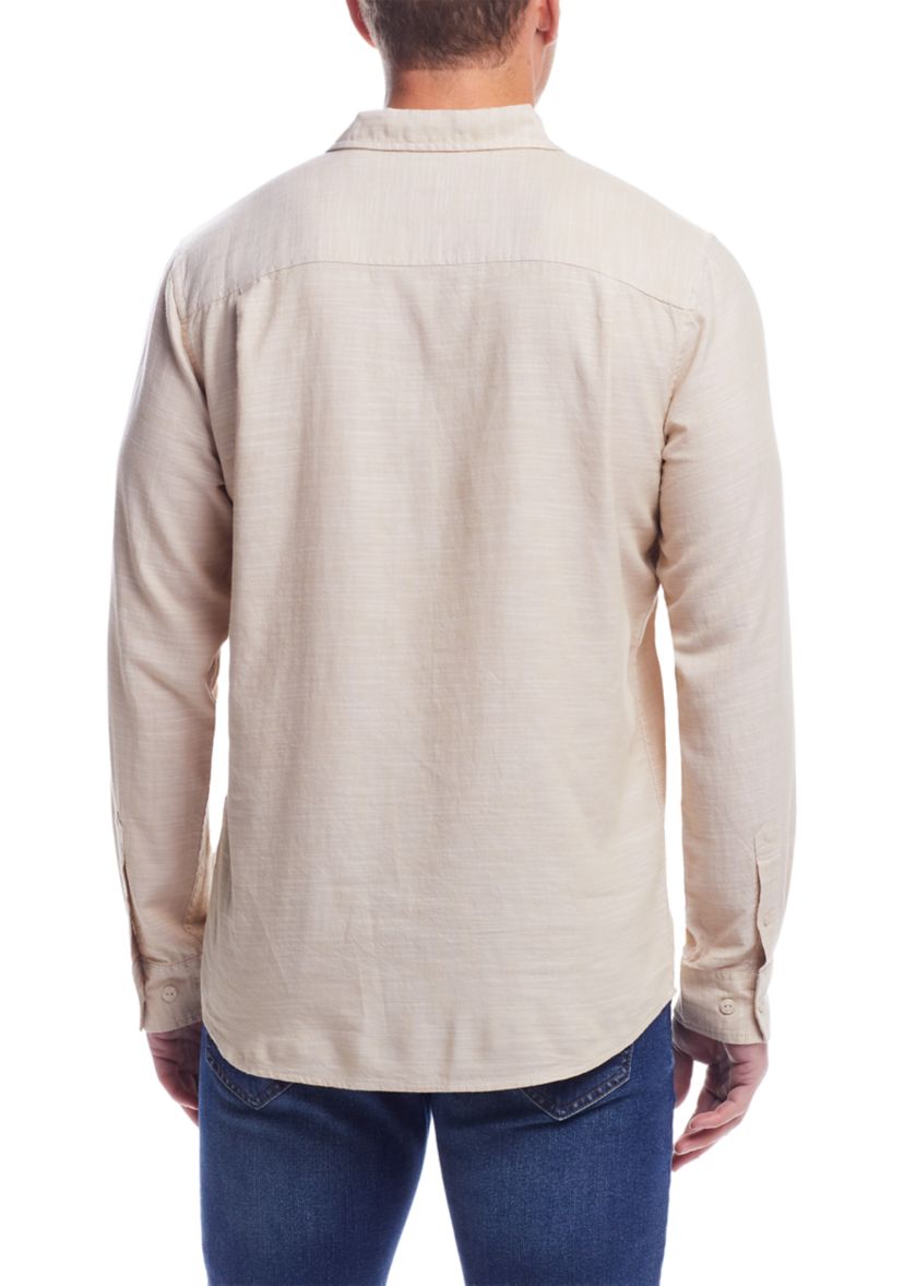 Mens Solid Country Twill Shirt 