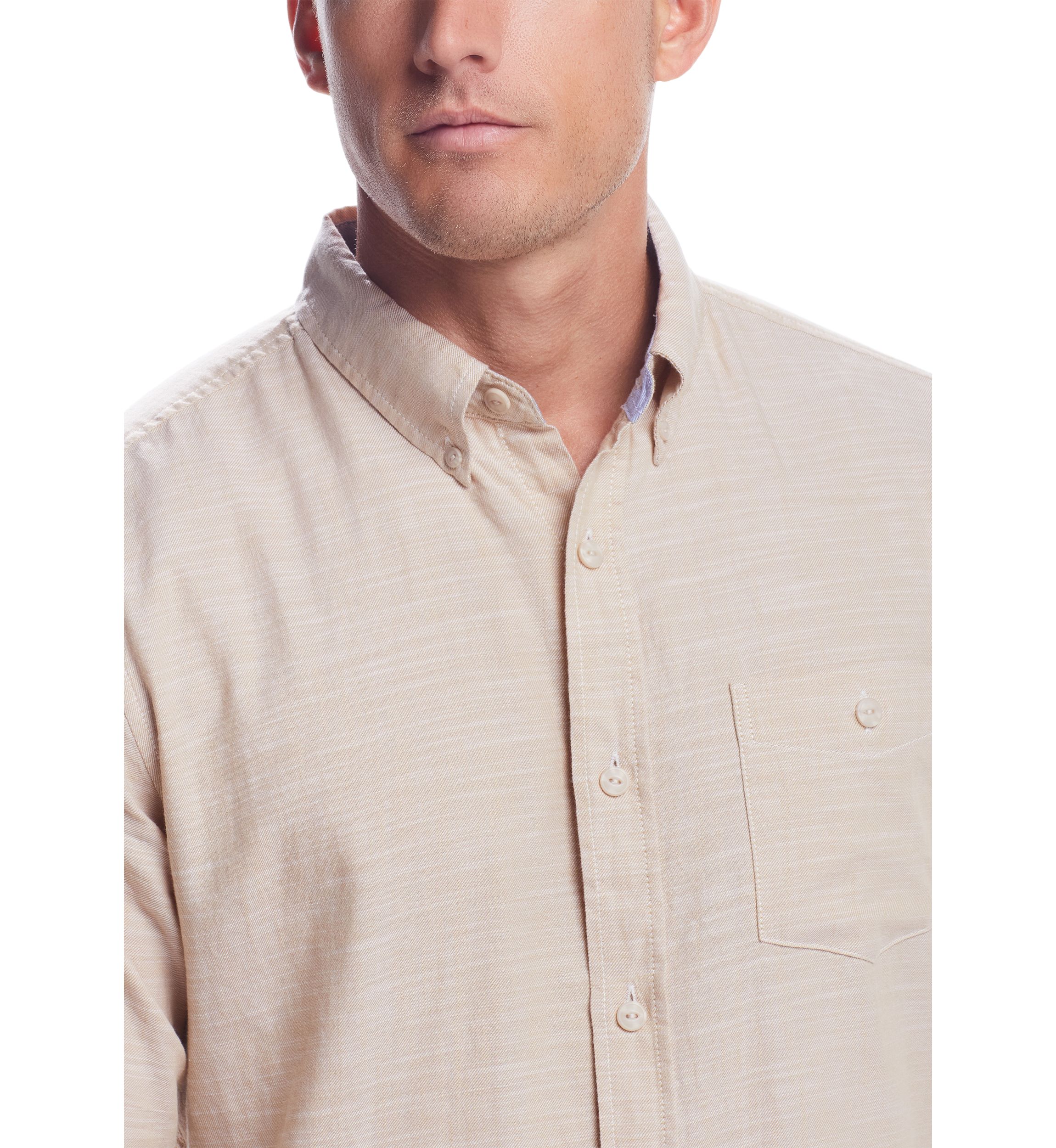 Mens Solid Country Twill Shirt 