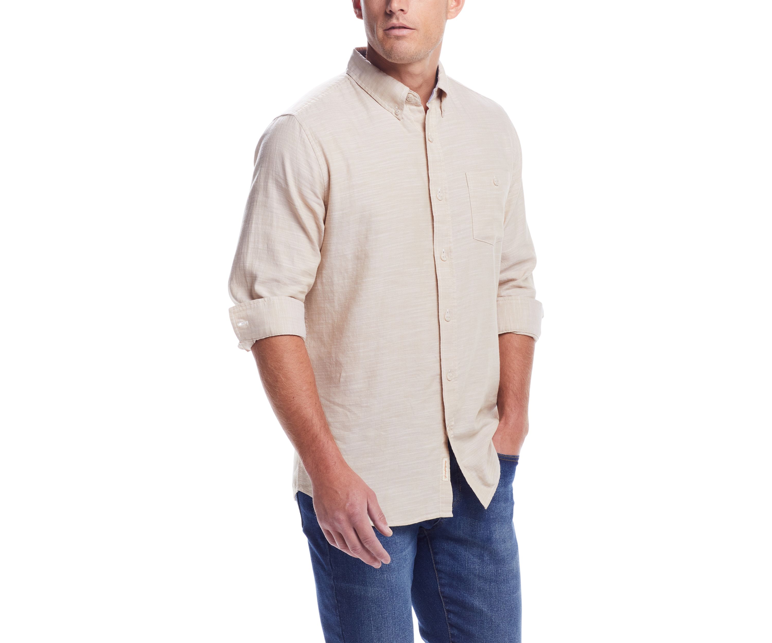 Mens Solid Country Twill Shirt 