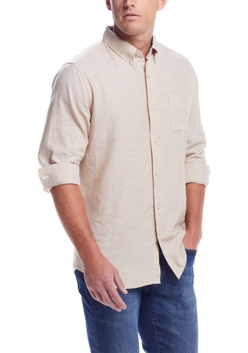 Mens Solid Country Twill Shirt 