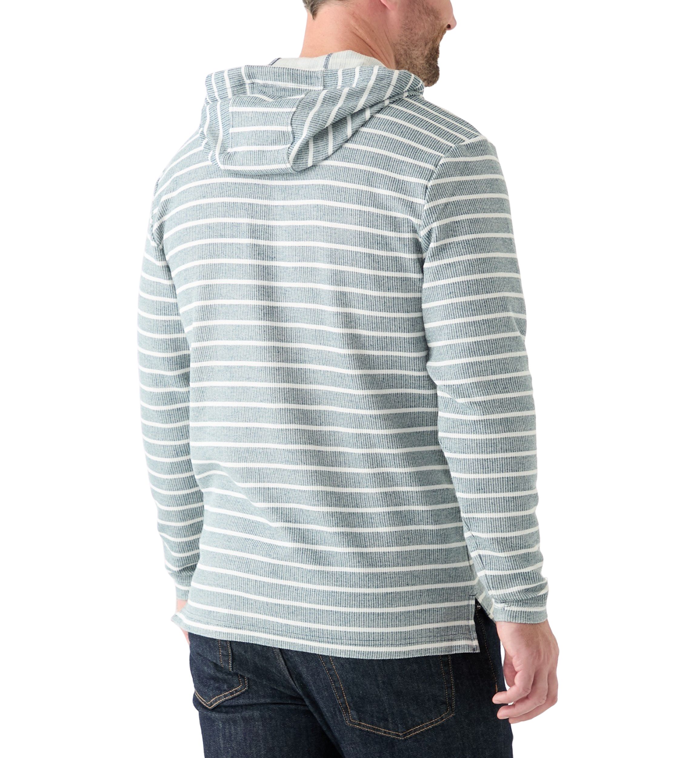 Mens Button Hoodie