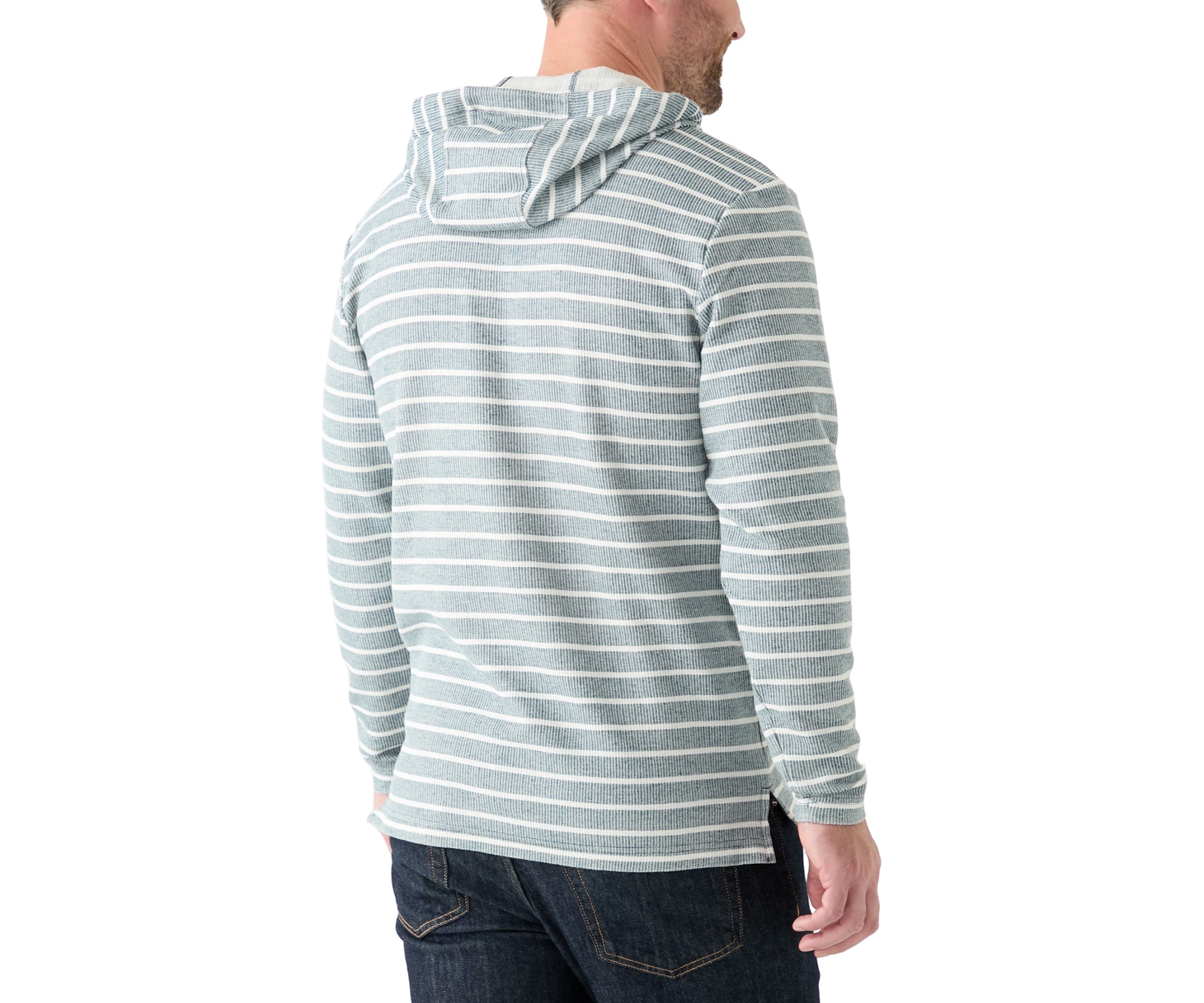 Mens Button Hoodie