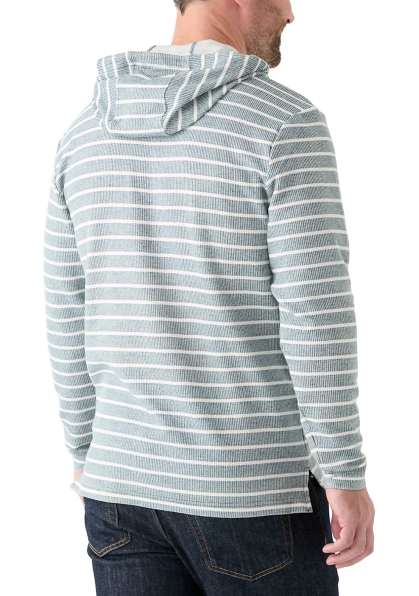 Mens Button Hoodie