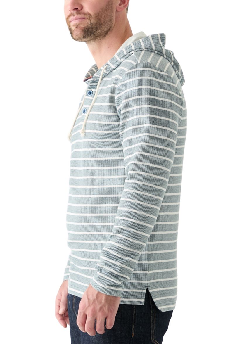 Mens Button Hoodie