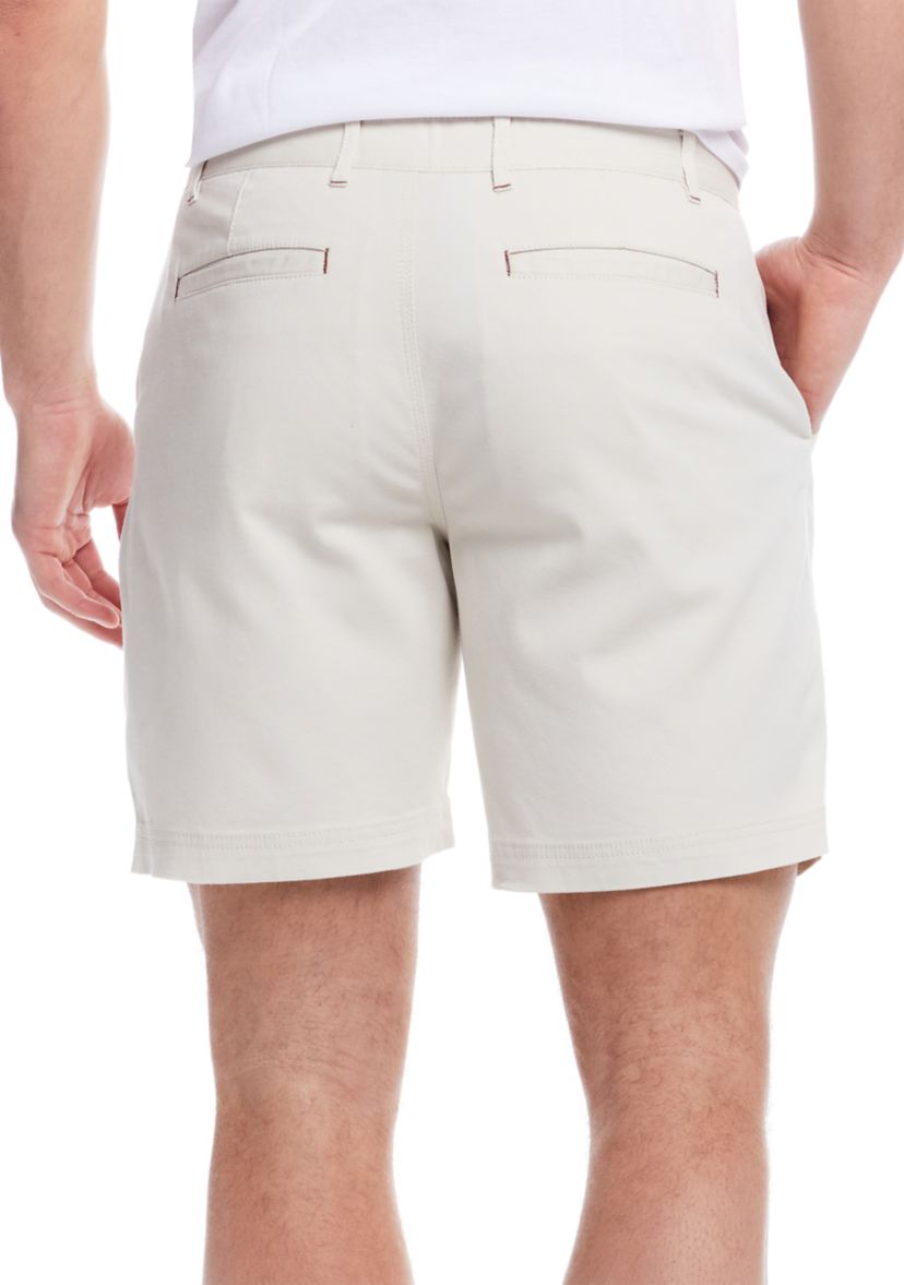 Mens Cotton Twill Stretch Shorts