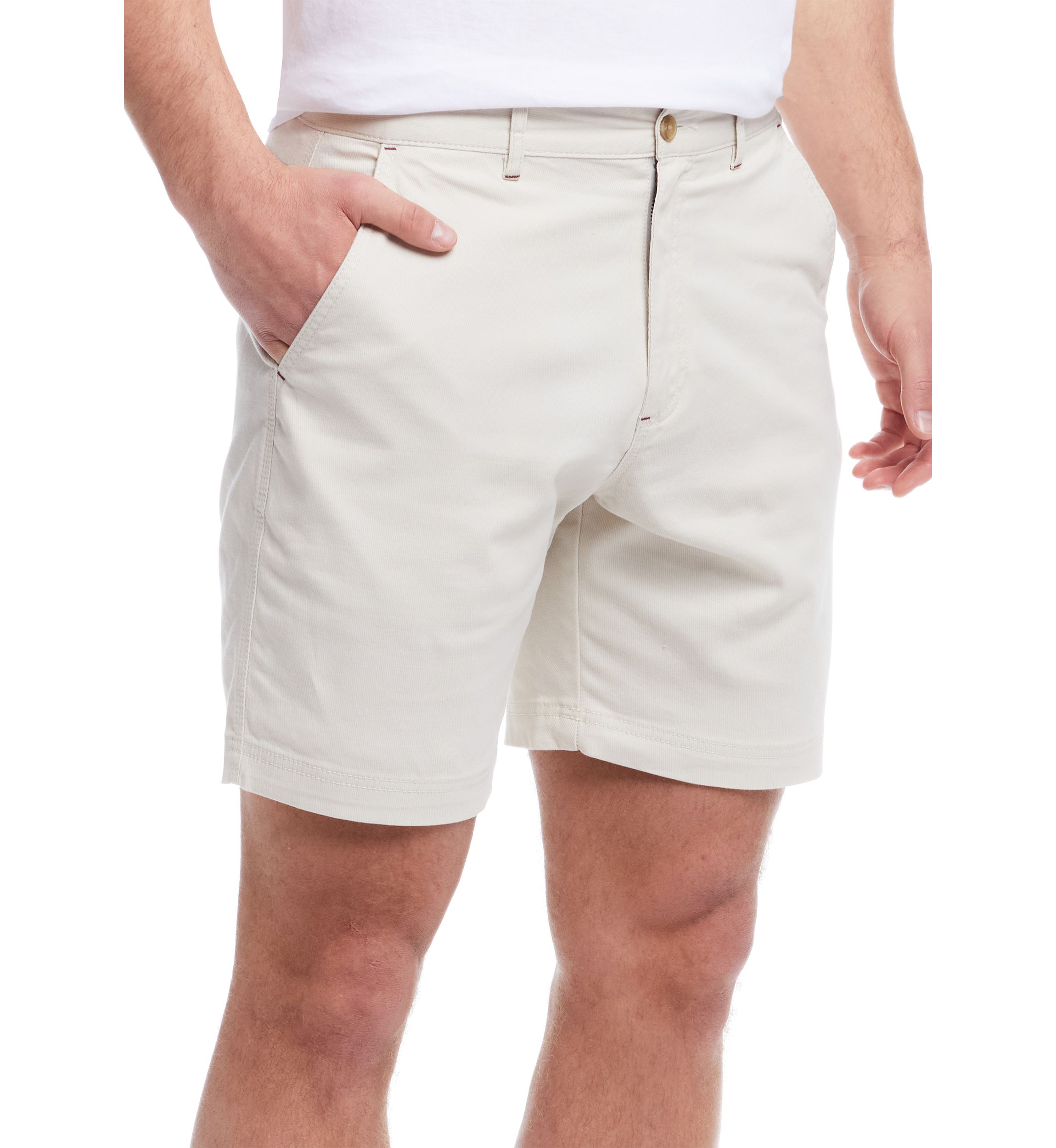 Mens Cotton Twill Stretch Shorts
