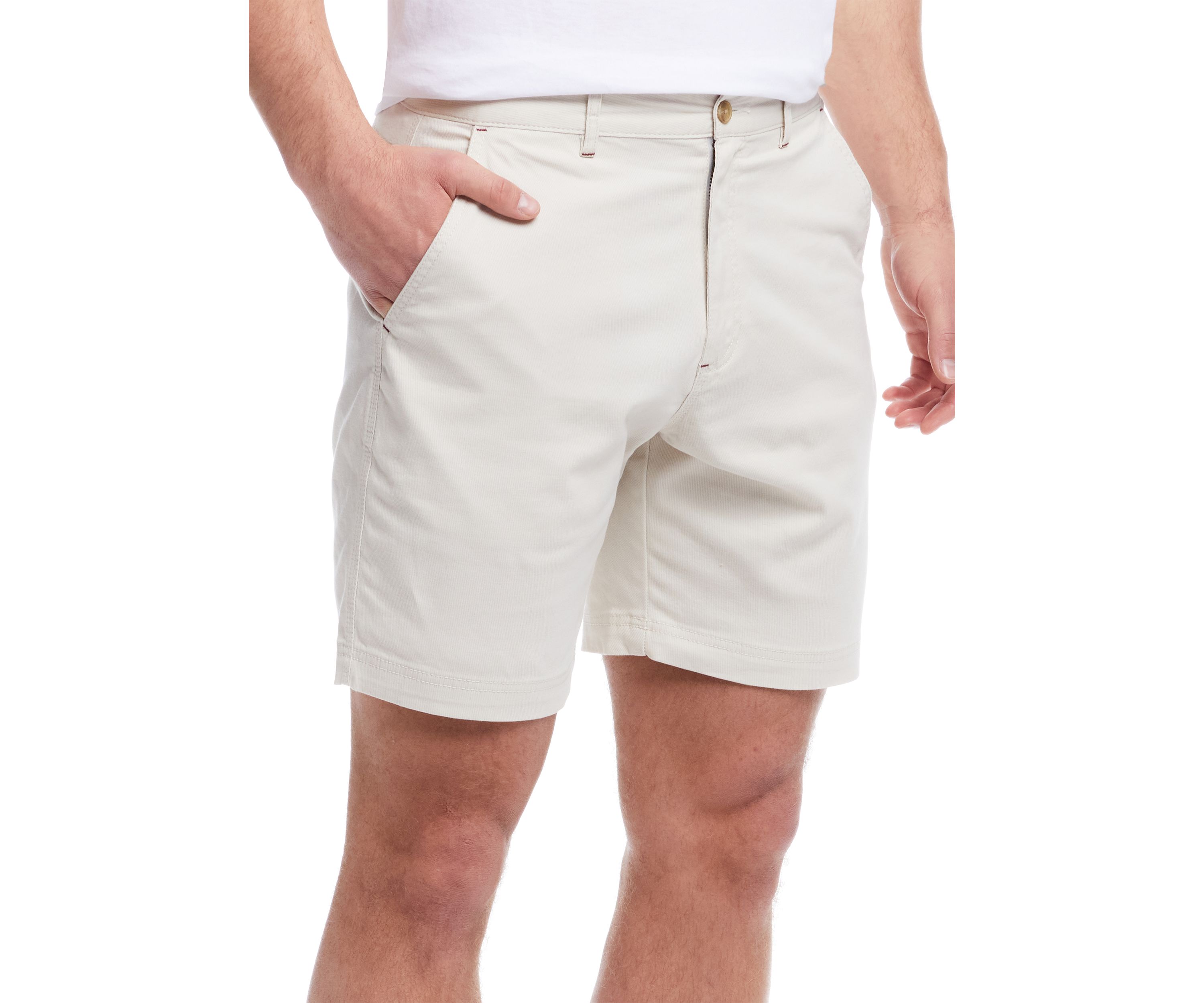 Mens Cotton Twill Stretch Shorts