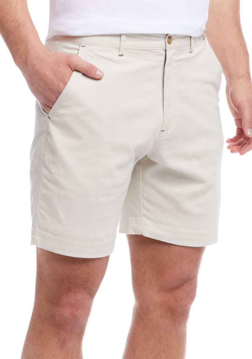 Mens Cotton Twill Stretch Shorts