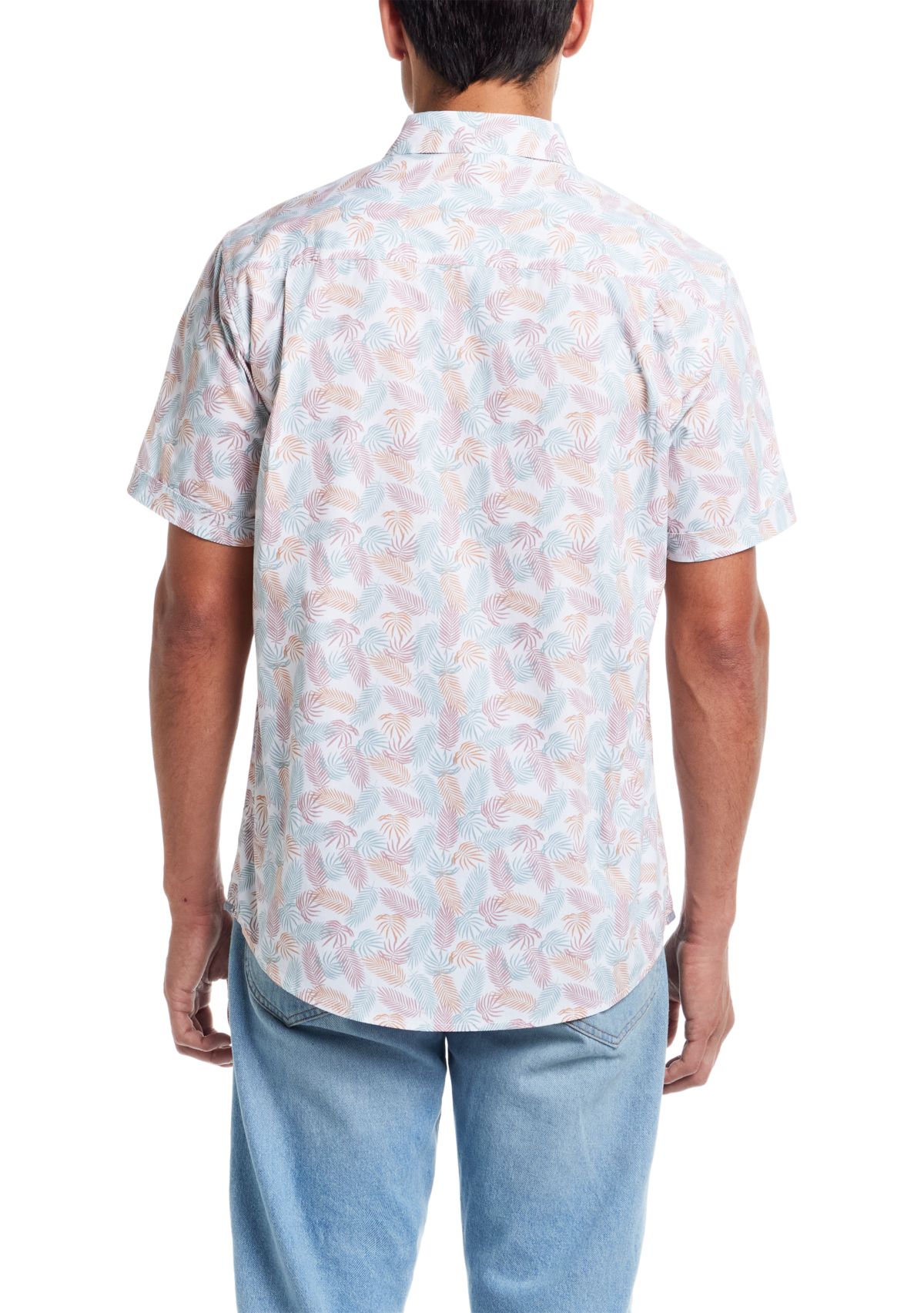 Mens Short Sleeve Cotton Poplin Shirt