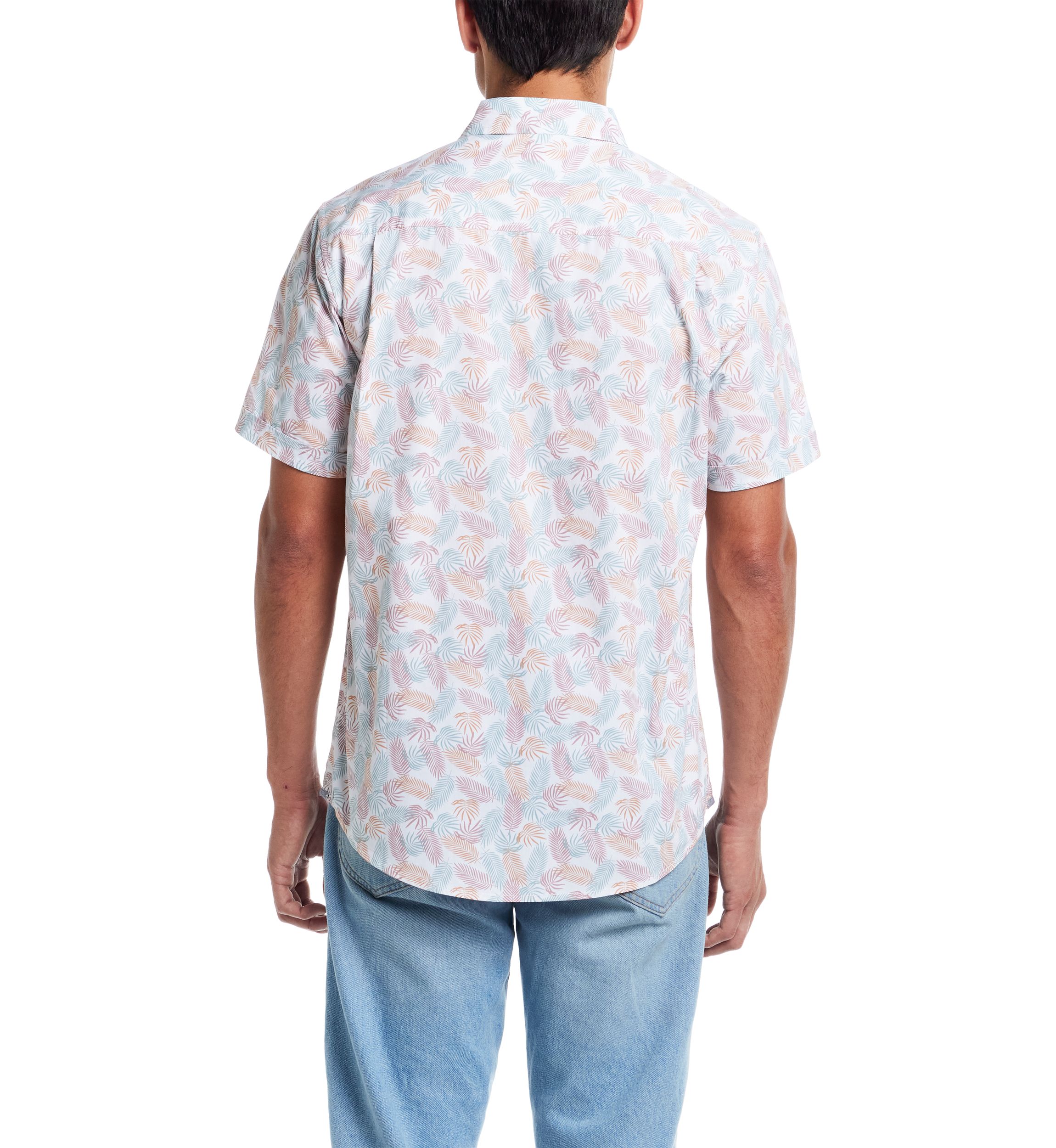 Mens Short Sleeve Cotton Poplin Shirt