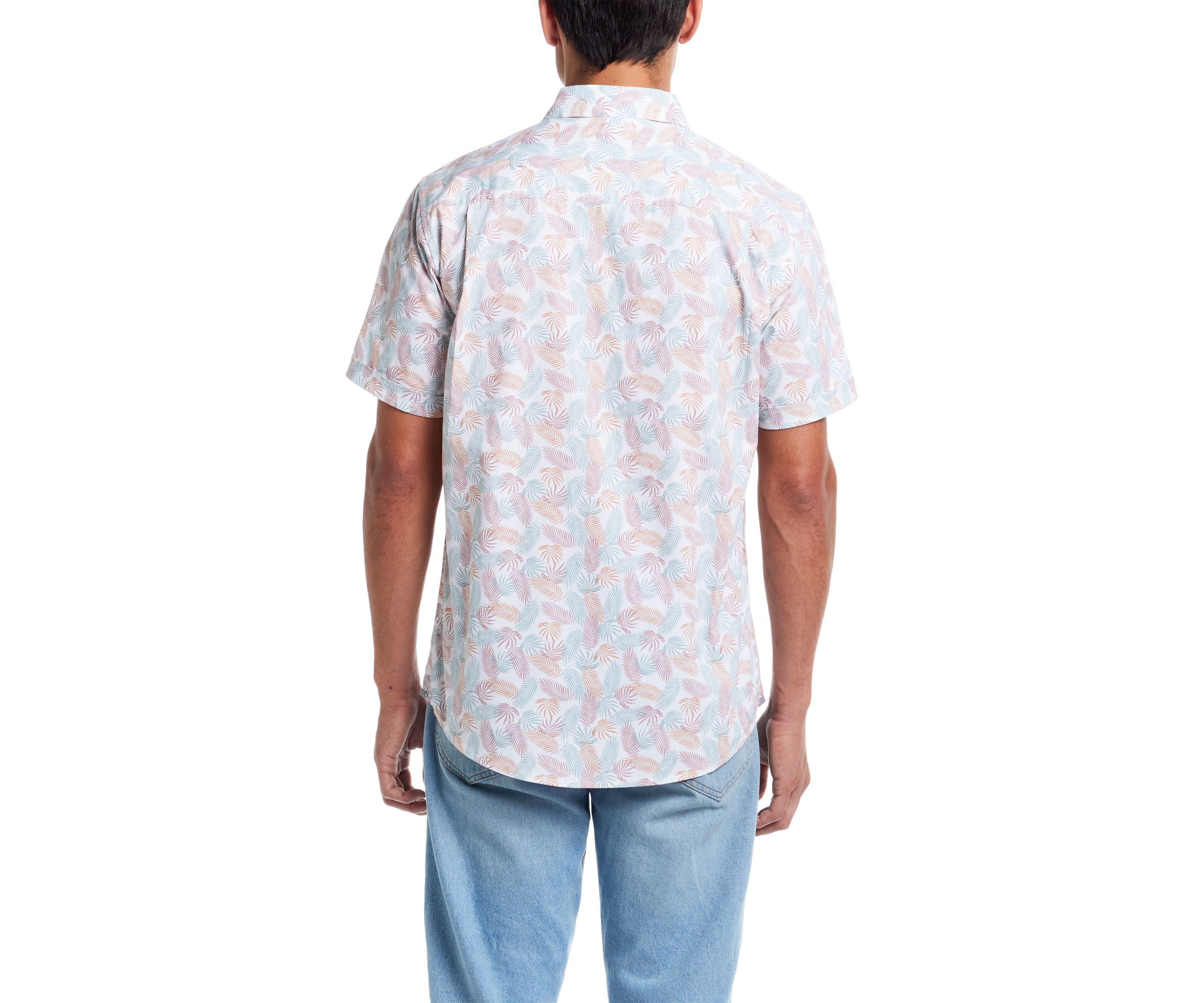 Mens Short Sleeve Cotton Poplin Shirt