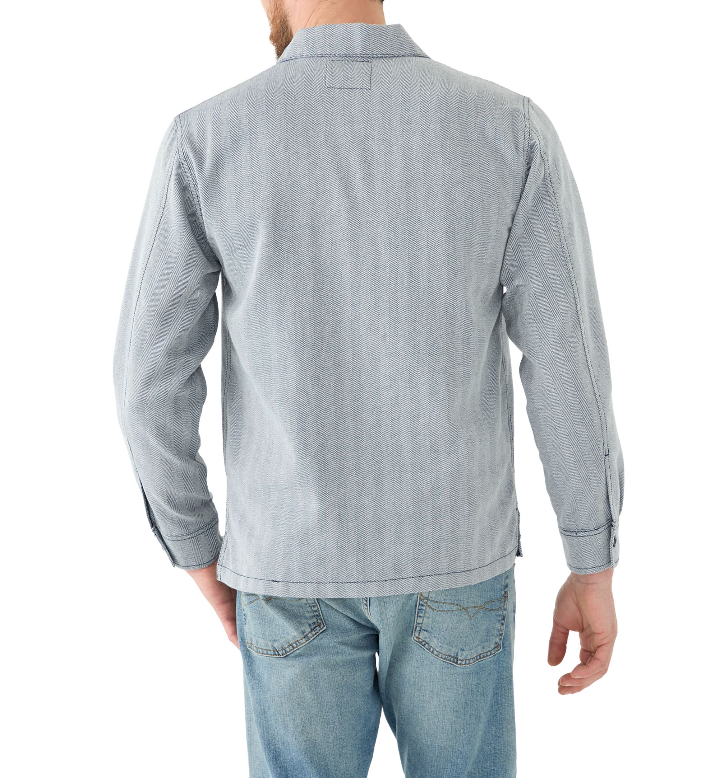 Mens Unlined Utility Shirt Jacket