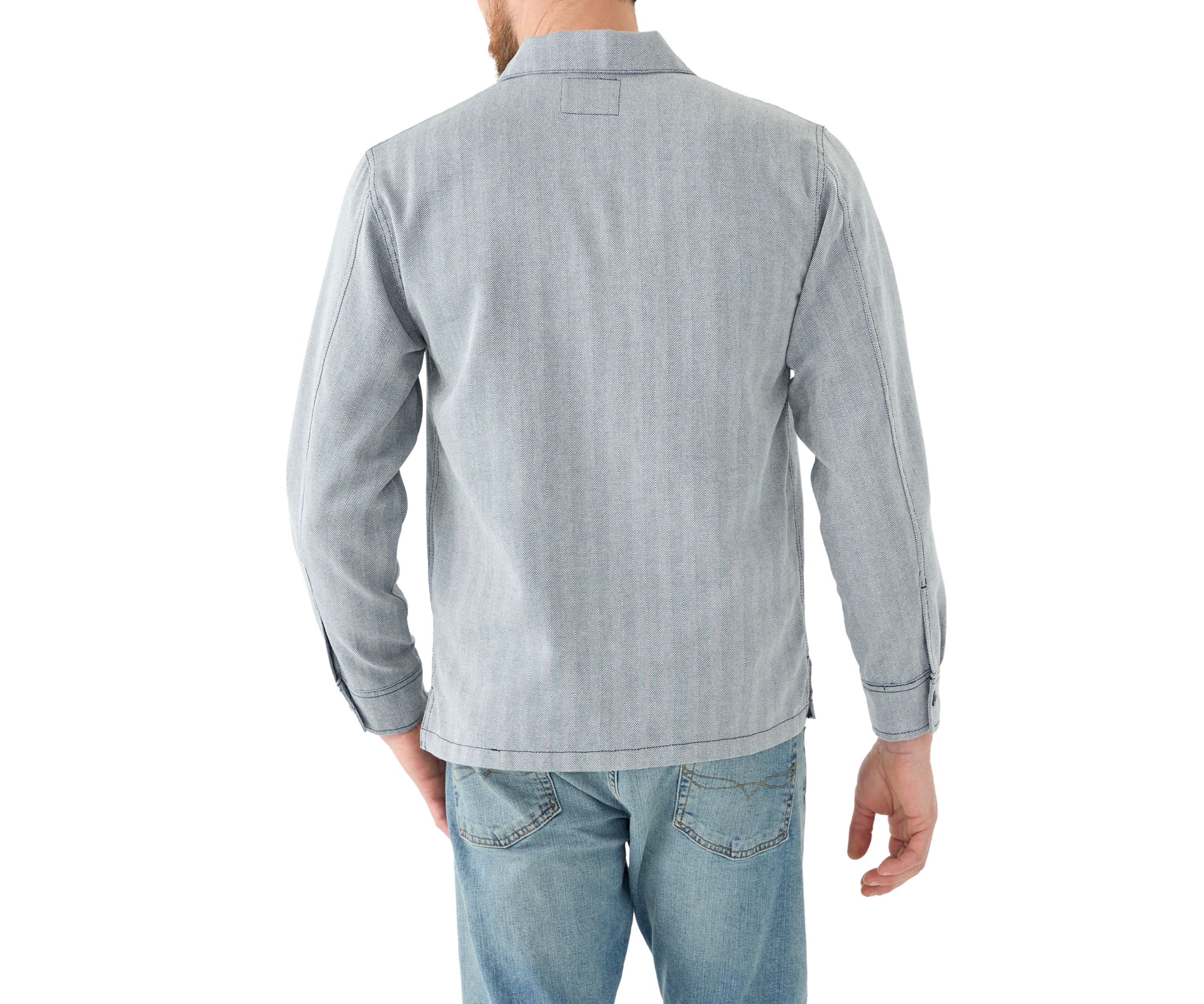 Mens Unlined Utility Shirt Jacket