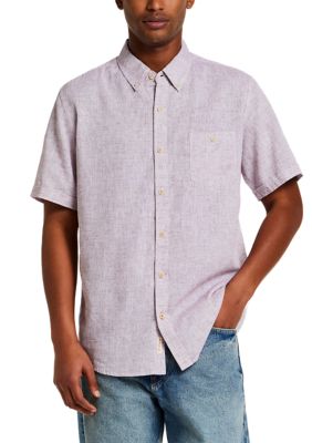 Men's Short Sleeve Solid Shirt size XXL