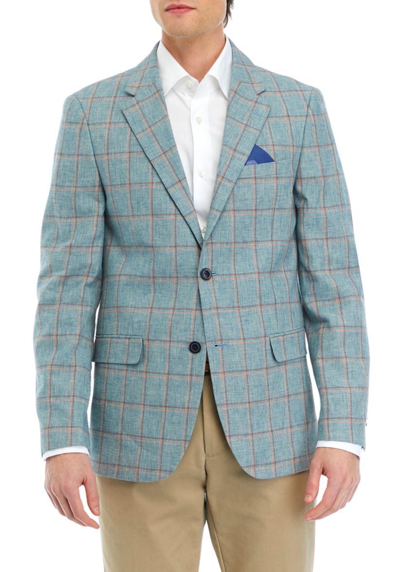 Green Plaid Sport Coat 
