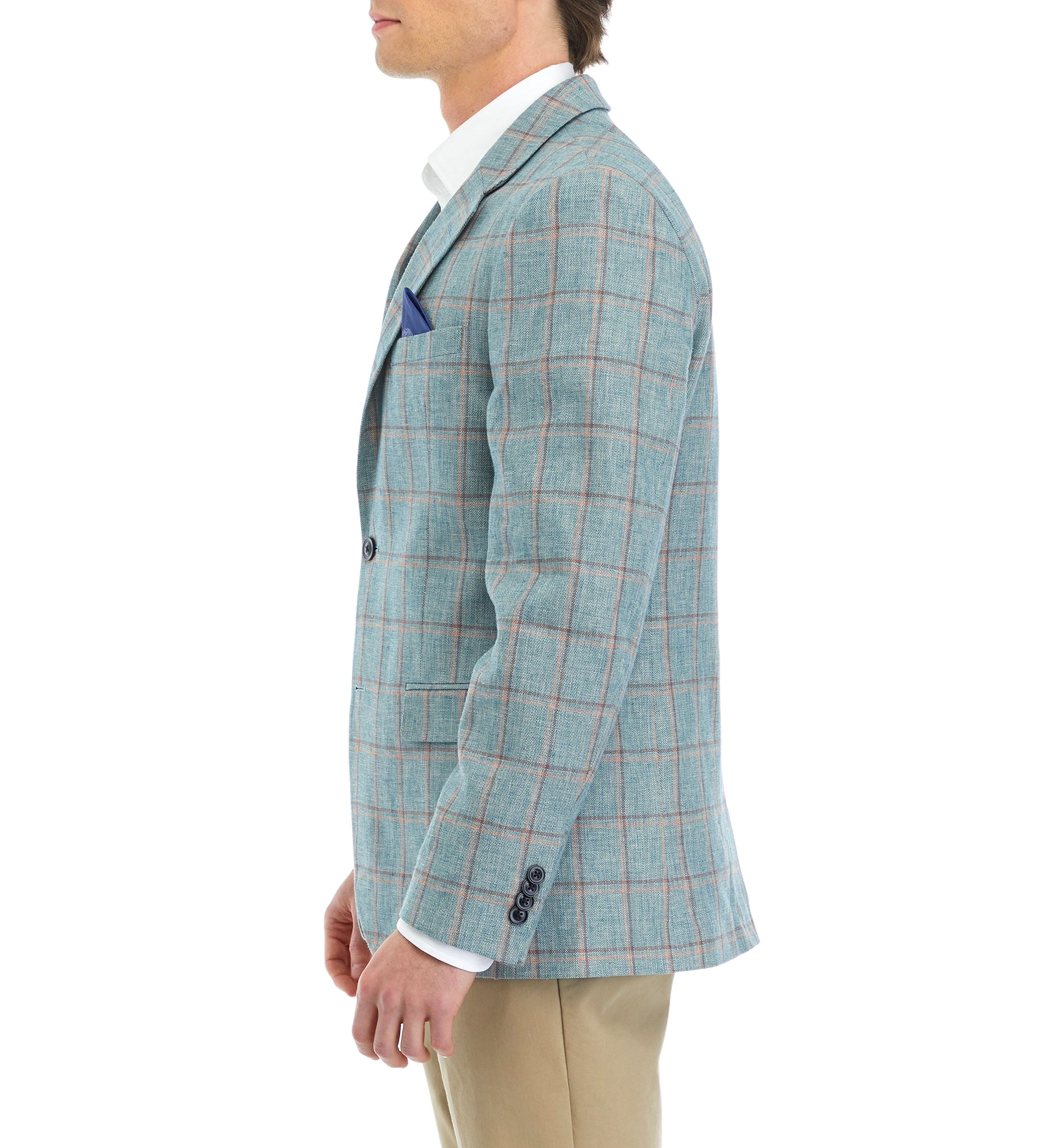 Green Plaid Sport Coat 