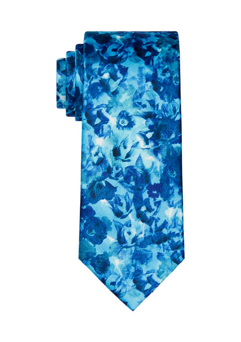 Madison Abstract Floral Print Tie
