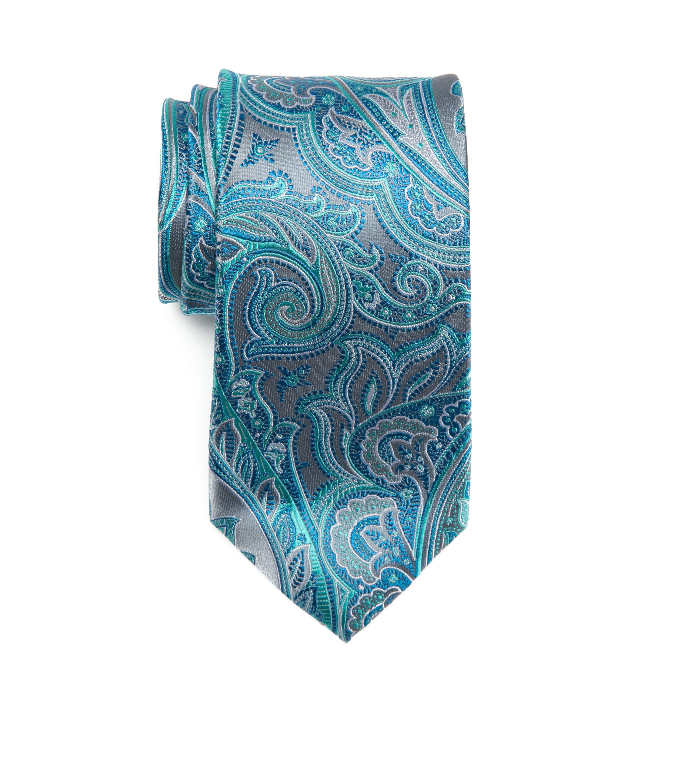 Platinum Paisley Tie