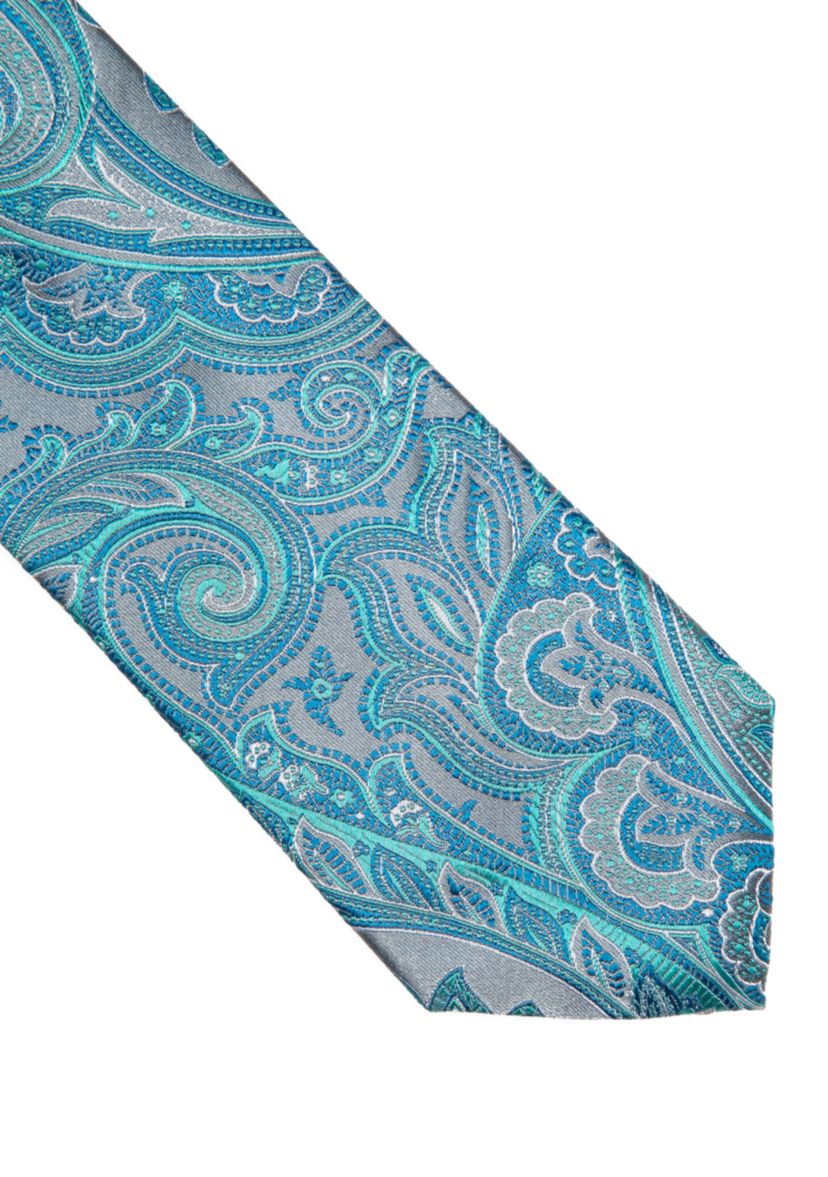 Platinum Paisley Tie