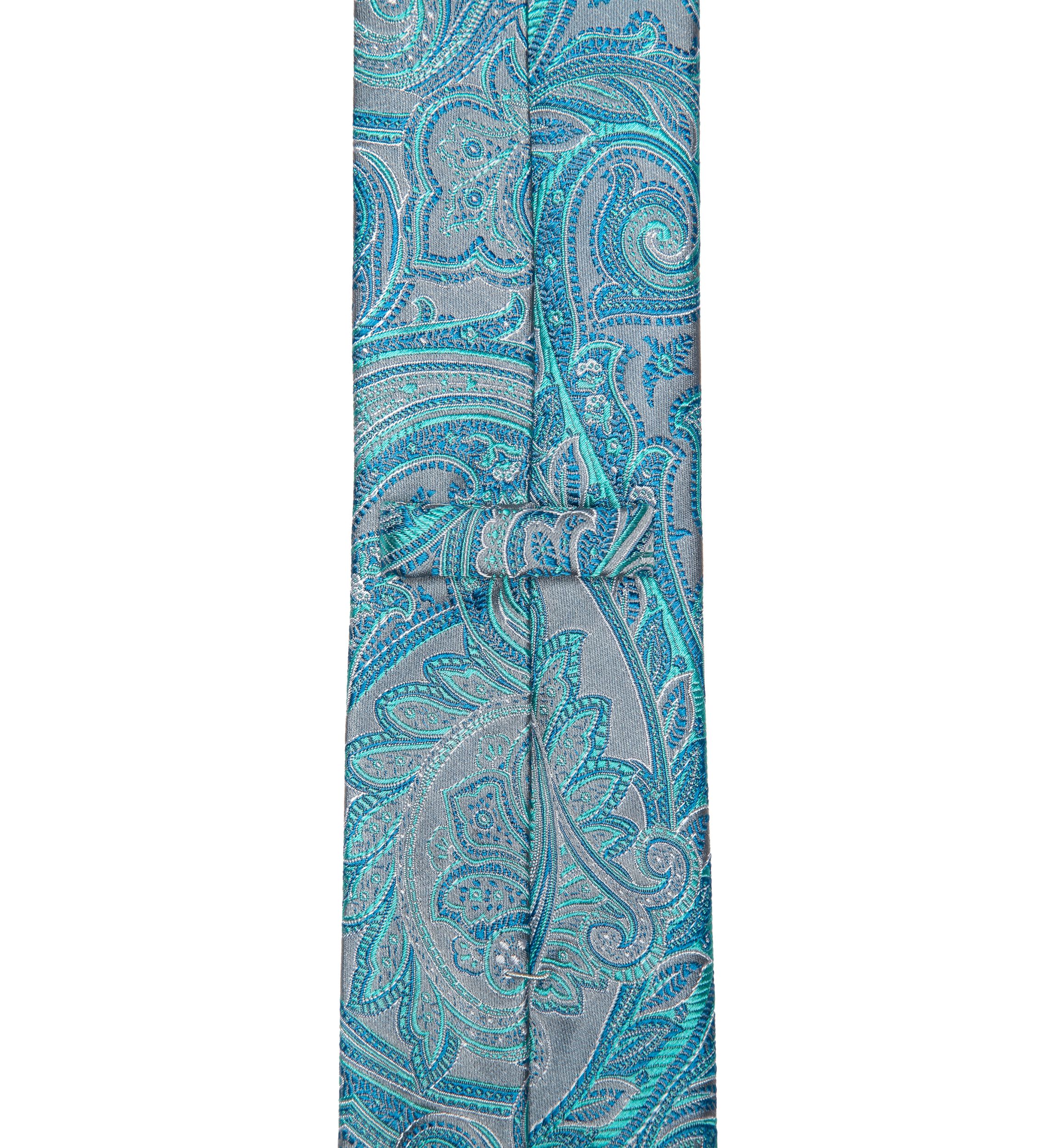 Platinum Paisley Tie