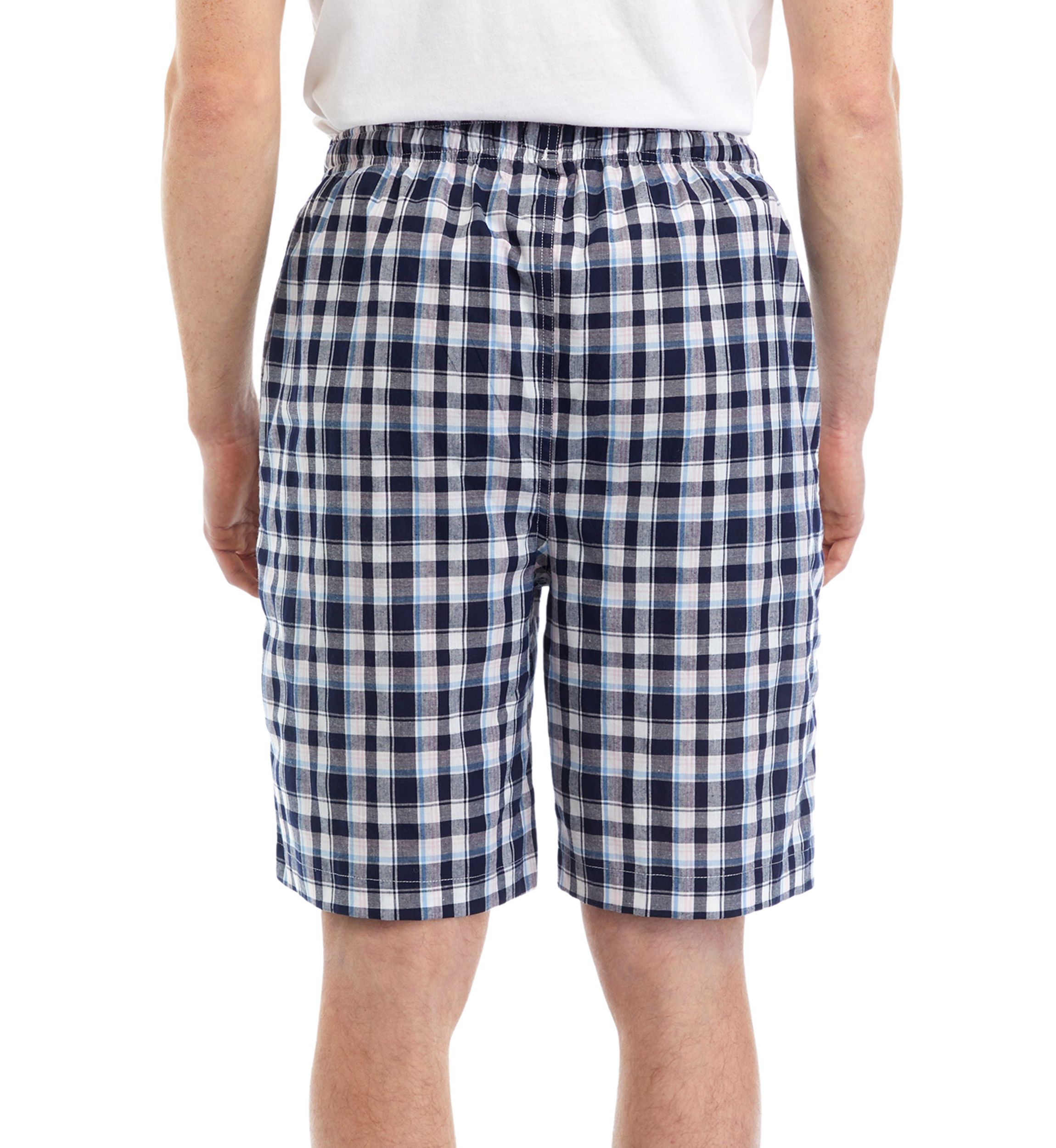 Plaid Woven Pajama Shorts 