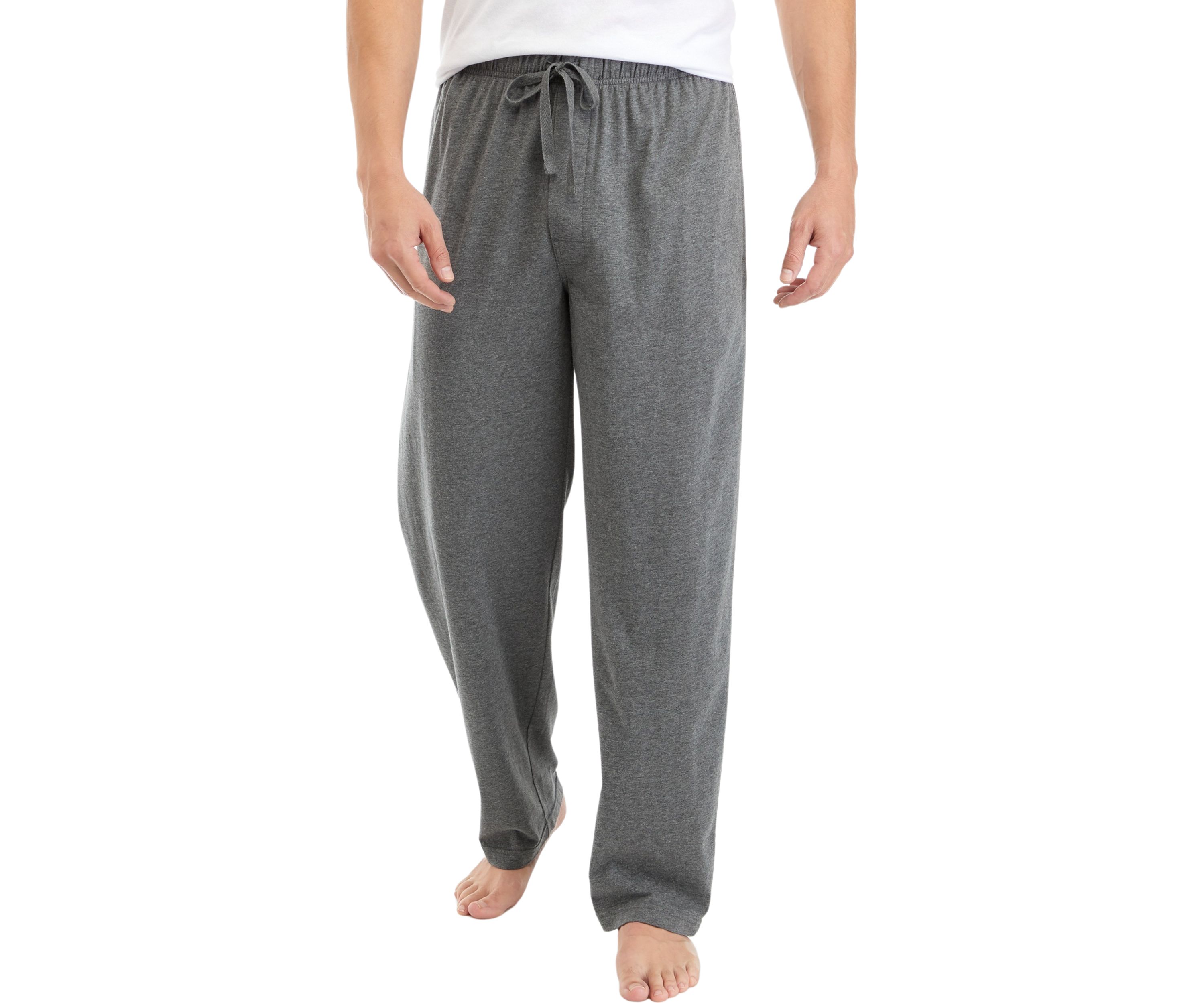 Solid Heather Knit Jersey Pajama Pants