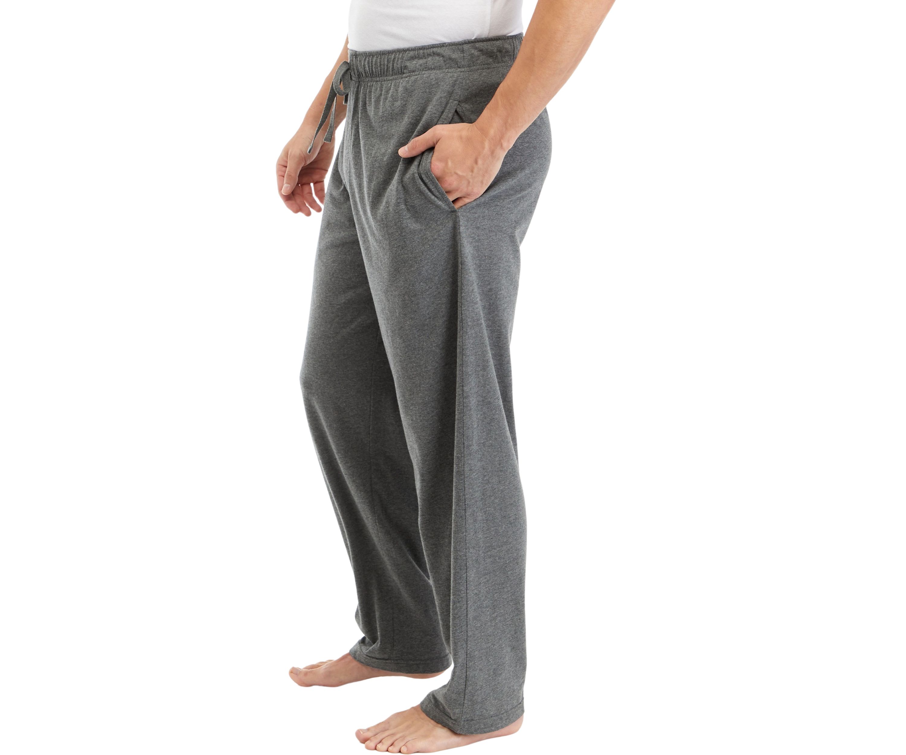 Solid Heather Knit Jersey Pajama Pants