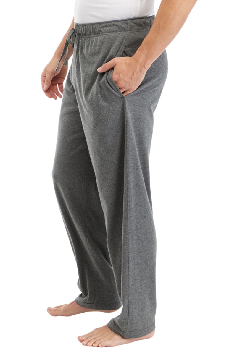 Solid Heather Knit Jersey Pajama Pants