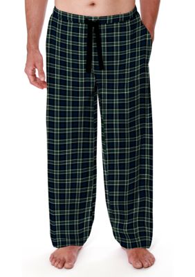Saddlebred® Big & Tall Plaid Microfleece Pajama Pants | belk