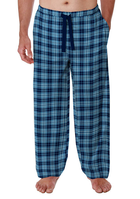 Saddlebred® Navy Plaid Pajama Pants