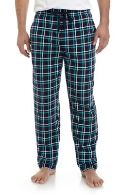 navy green plaid pants