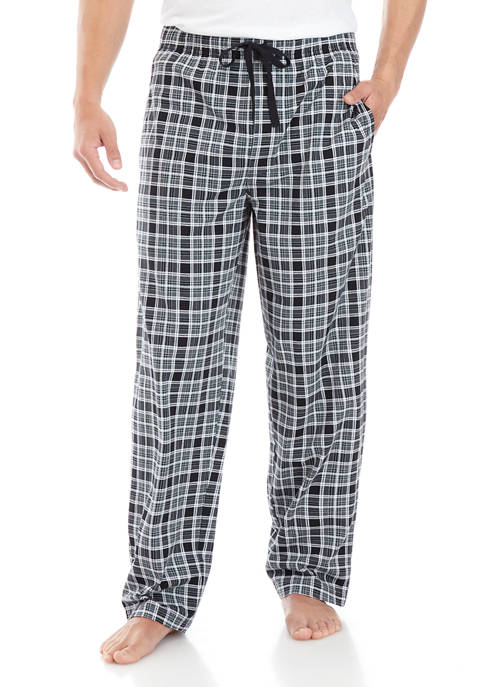 Saddlebred® Cotton Printed Pajama Pants