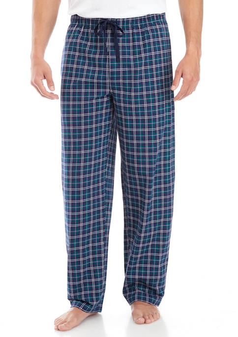 Saddlebred® Cotton Printed Jersey Knit Pajama Pants