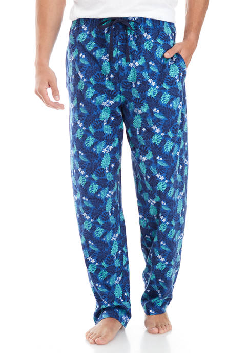 Saddlebred® Cotton Printed Pajama Pants