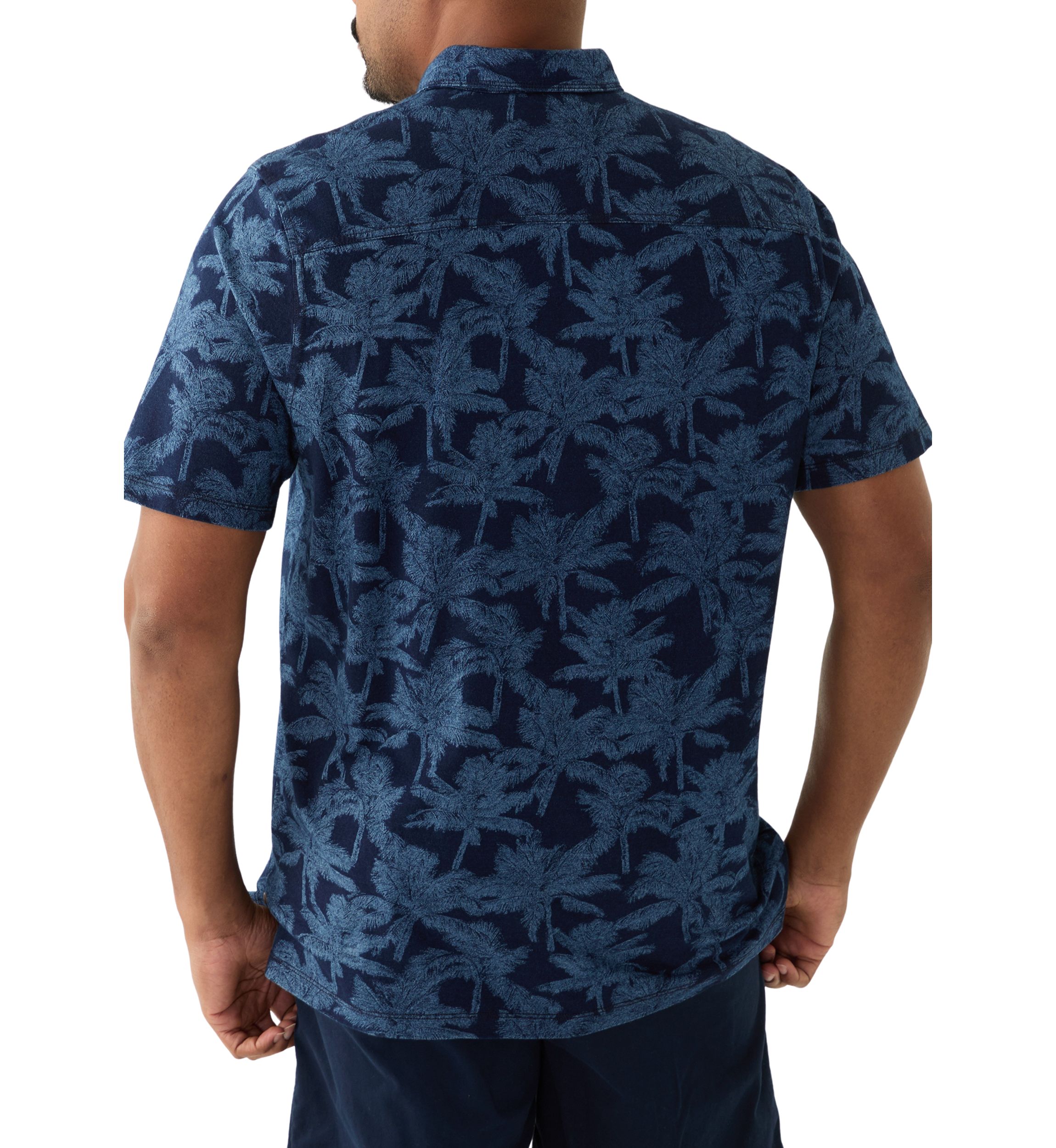 Big & Tall Palm Impressions Printed Polo Shirt