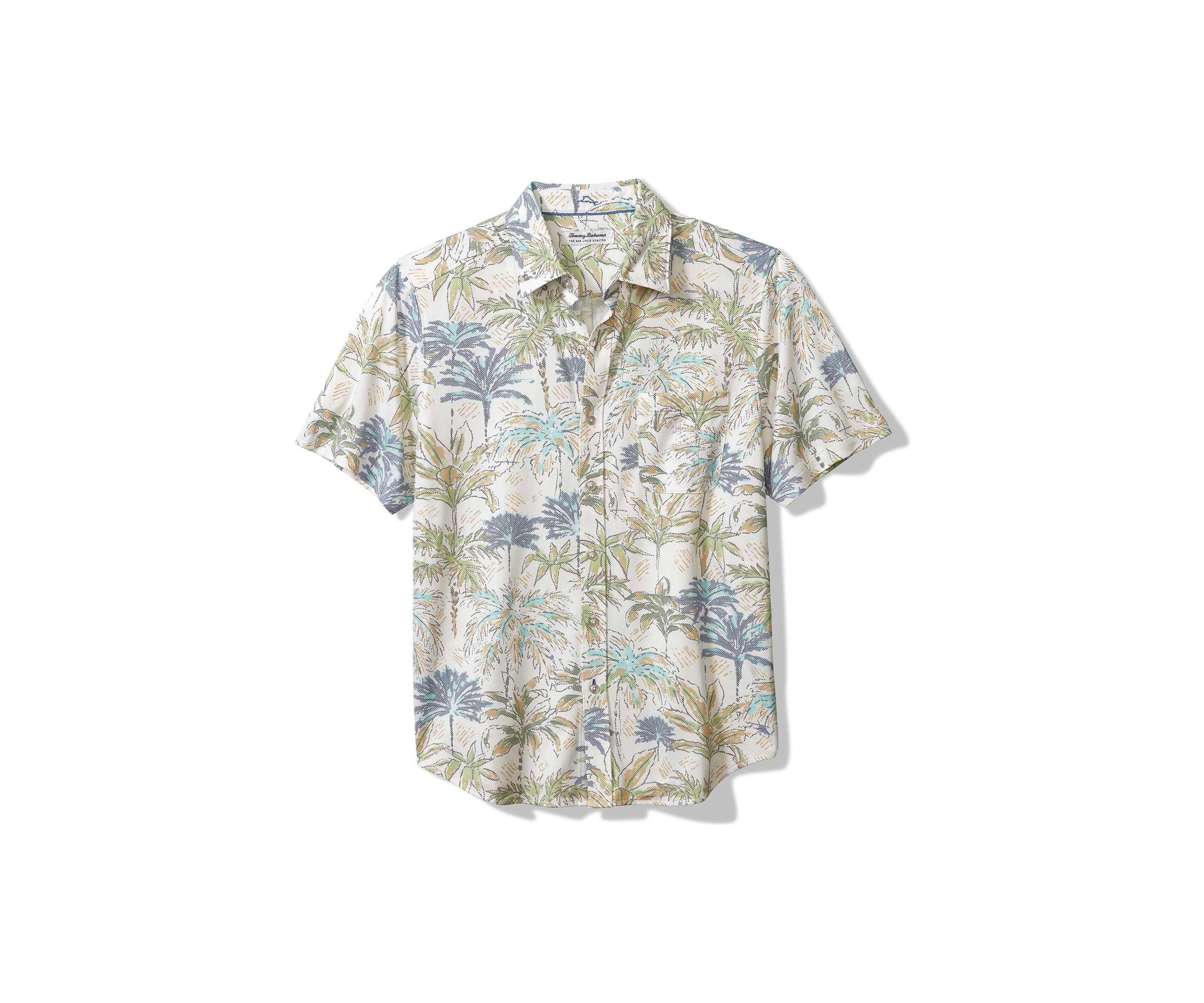 Big & Tall Palm Orchard Button Up Shirt