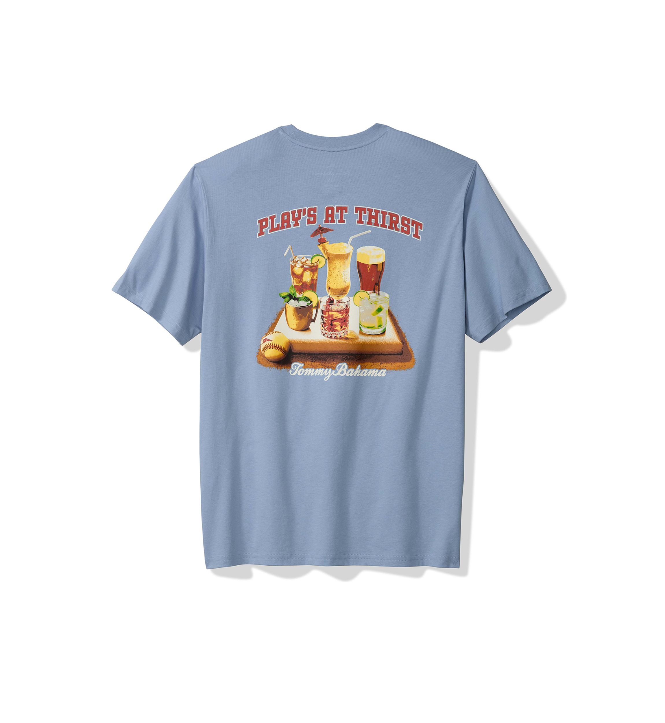Big & Tall Short Sleeve Plays at Thirst Graphic T-Shirt 