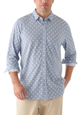 Tommy Bahama Men's Big & Tall San Lucio Mira Mosaic Long Sleeve T-Shirt