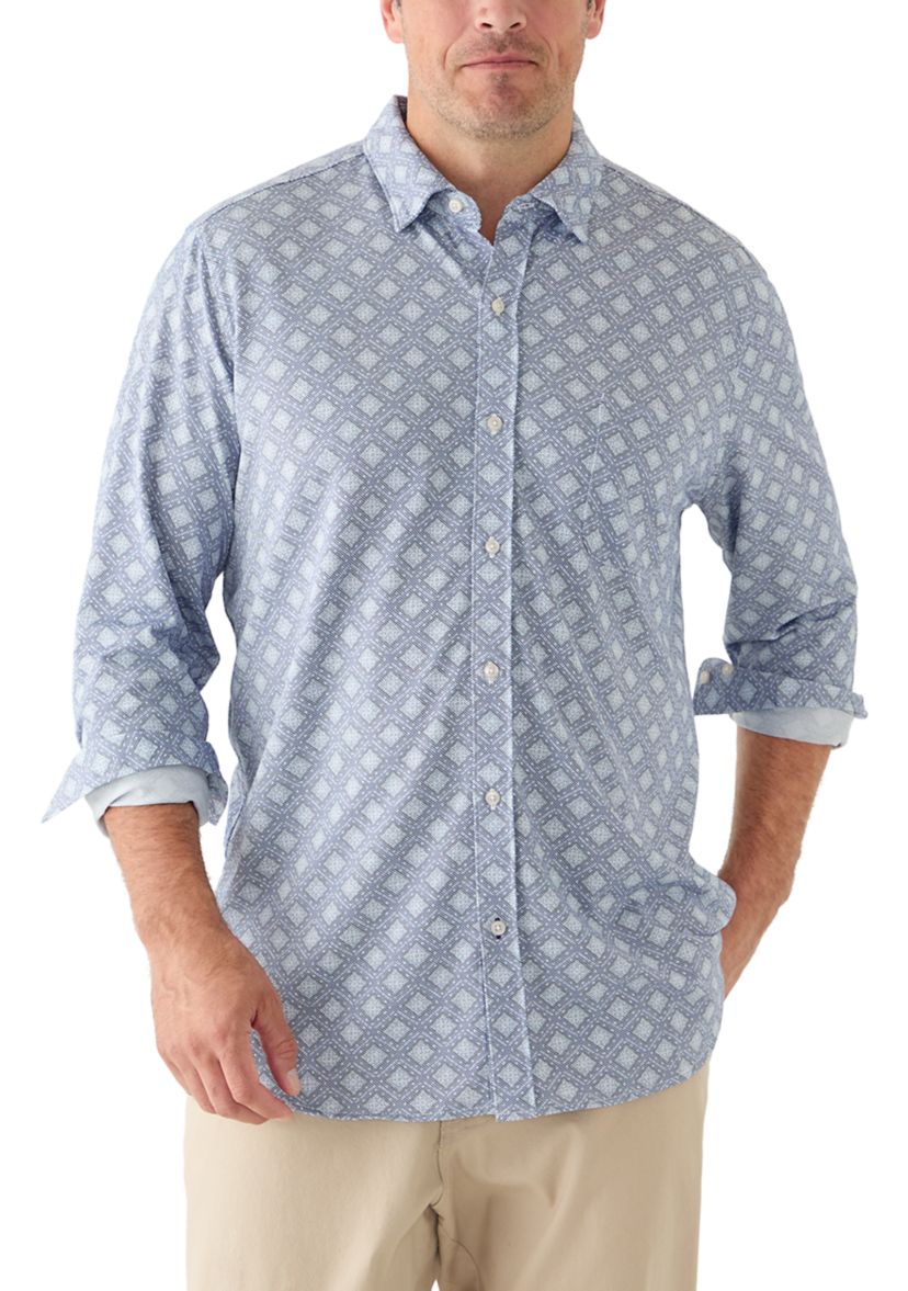Tommy Bahama Big & Tall San Lucio Mira Mosaic Long Sleeve T-Shirt | Belk