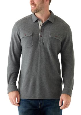 Tommy Bahama Men's Big & Tall Penn Cove Long Sleeve Polo Shirt