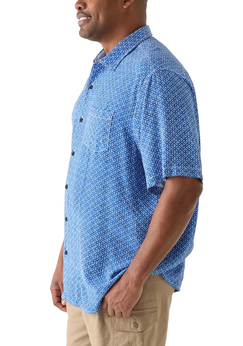 Big & Tall Vera Cruz Cay Rio Geo Printed Shirt