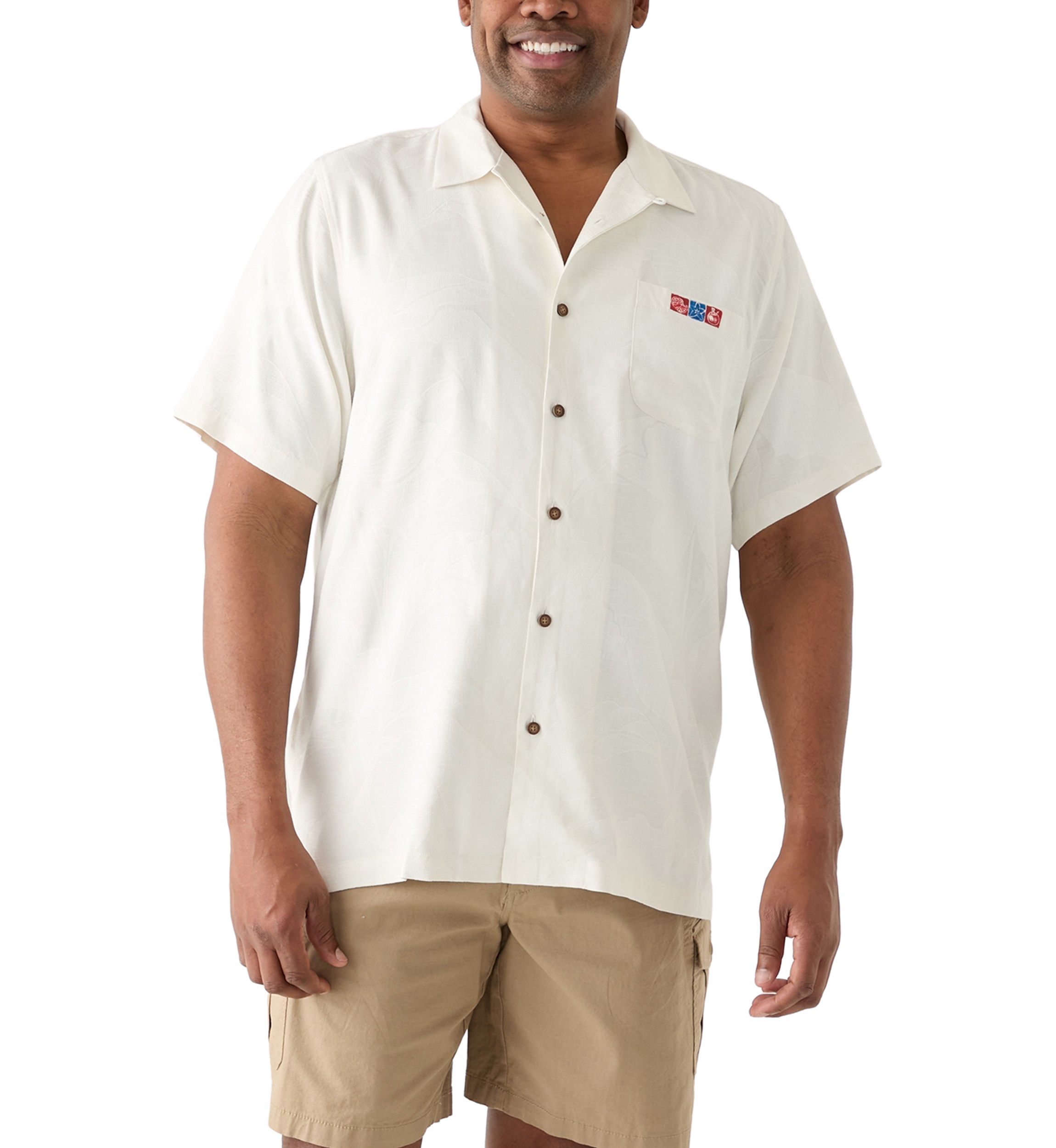Big & Tall Sips and Stripes Forever Button Down Shirt